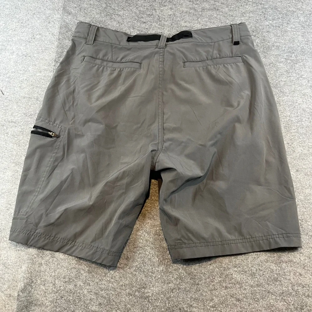 Denali Mens‎ Performance Hiking Shorts Gray Gorpcore Outdoor 32 Stretch Cargo